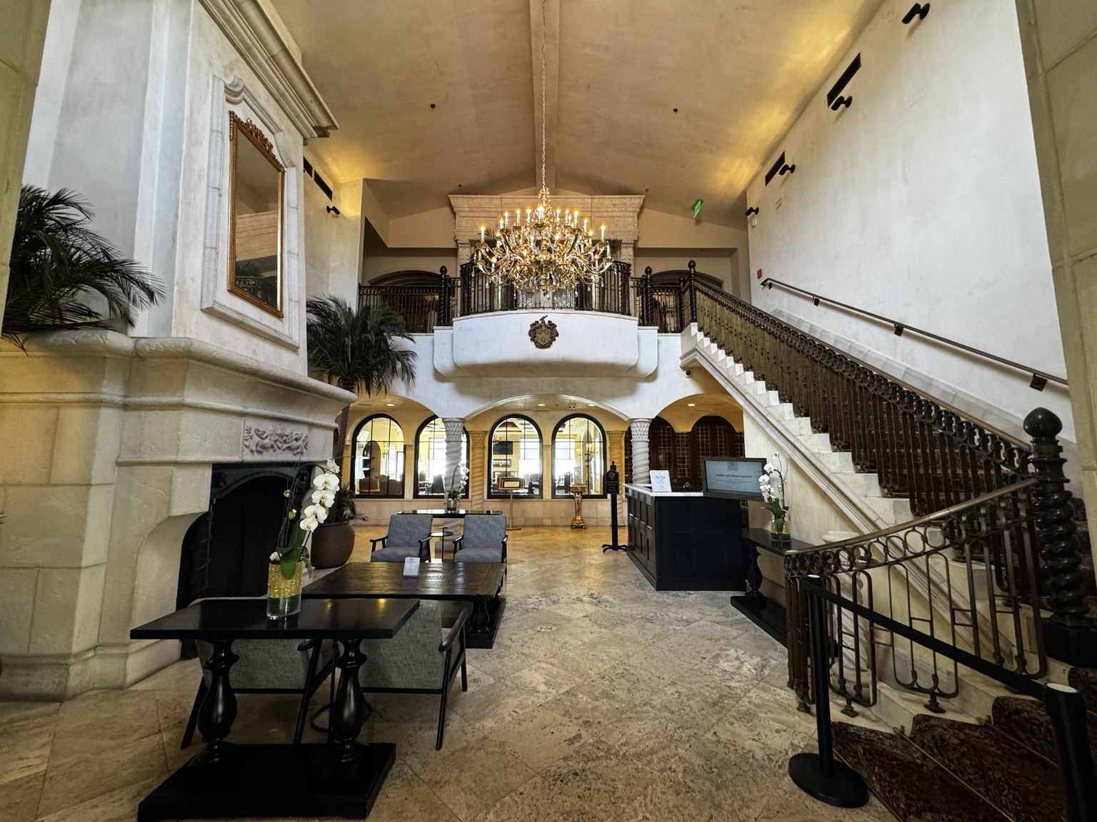 Hospitality lobby interior